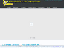 Tablet Screenshot of mischgastauchen.de